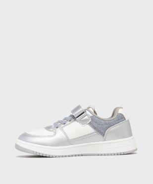Baskets à scratch en matière métallisée et paillettes fille - Ellesse vue3 - ELLESSE - GEMO