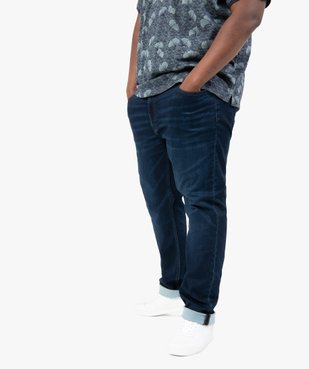Jean homme grande taille extensible coupe droite vue1 - GEMO (G TAILLE) - GEMO