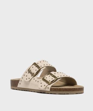 Mules à larges brides femme - 5 Miles vue2 - 5 MILES - GEMO