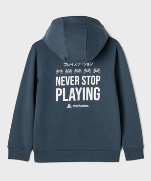 Sweat à capuche avec motif jeu vidéo garçon - Play Station vue3 - PLAYSTATION - GEMO