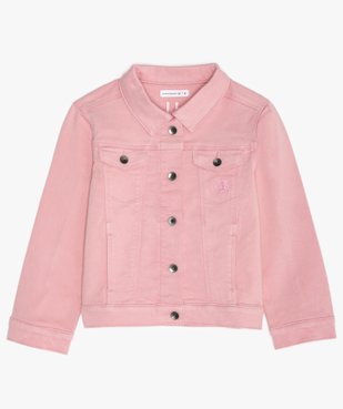 Veste fille en jean coloré - Lulu Castagnette vue2 - LULUCASTAGNETTE - GEMO