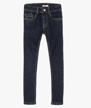 Jean garçon coupe skinny extensible 5 poches vue1 - GEMO C4G GARCON - GEMO