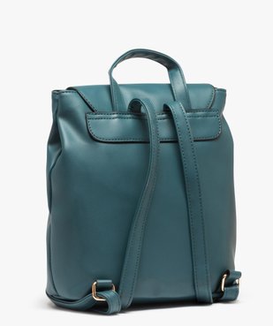 Sac à dos femme uni à volume ajustable vue2 - GEMO (ACCESS) - GEMO