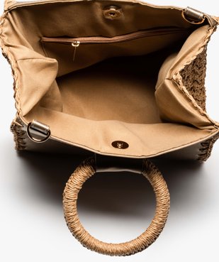 Sac à main femme bimatière à anses rondes vue3 - GEMO (ACCESS) - GEMO