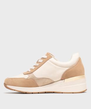 Baskets jogger à talon compensé femme - Valentina Baldano vue3 - VALENTINA BALDA - GEMO