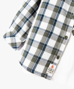 Ensemble chemise + tee-shirt manches longues bébé garçon - LuluCastagnette vue3 - LULUCASTAGNETTE - GEMO