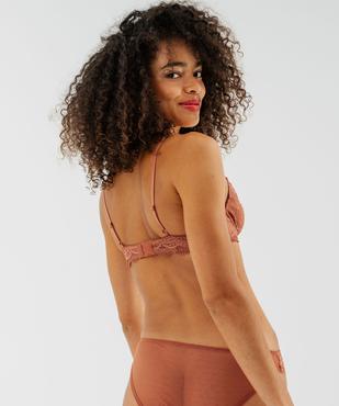 Soutien-gorge à armatures forme corbeille en dentelle vue2 - GEMO(HOMWR FEM) - GEMO