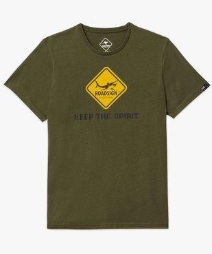 Tee-shirt manches courtes imprimé homme - Roadsign vue8 - ROADSIGN D - GEMO