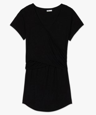Tee-shirt de grossesse et allaitement cache-cœur vue4 - GEMO (MATER) - GEMO