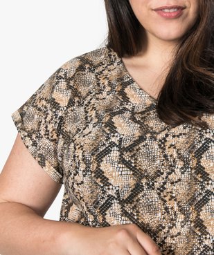 Tee-shirt femme blousant à manches courtes vue2 - Nikesneakers (G TAILLE) - Nikesneakers