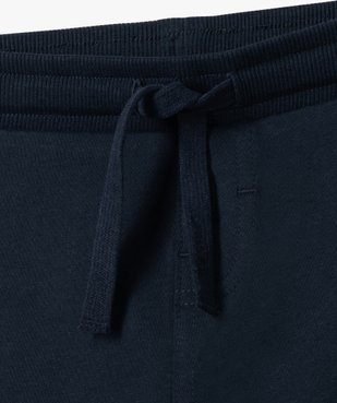 Short bébé garçon en maille avec ceinture bord-côte vue2 - GEMO(BEBE DEBT) - GEMO