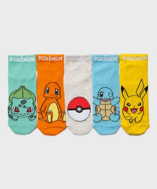 Chaussettes ultra courtes imprimées garçon - Pokémon (lot de 5 paires) vue1 - POKEMON - GEMO