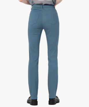 Pantalon femme en coton stretch coupe Regular vue3 - GEMO(FEMME PAP) - GEMO