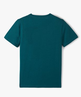Tee-shirt garçon à manches courtes uni vue3 - GEMO 4G GARCON - GEMO