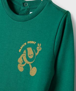 Sweat léger avec motif poitrine bébé garçon vue2 - GEMO(BEBE DEBT) - GEMO