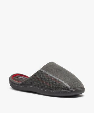 Chaussons homme forme mule - Isotoner vue2 - ISOTONER - GEMO