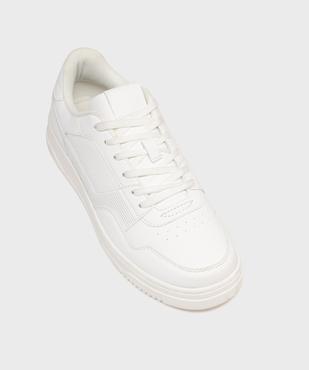 Baskets basses unies à lacets homme - Camps United vue6 - CAMPS GEMO FOR GOOD - GEMO