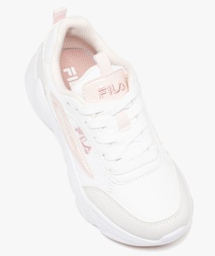 Baskets femme bi-matières à lacets - Fila vue5 - FILA - GEMO