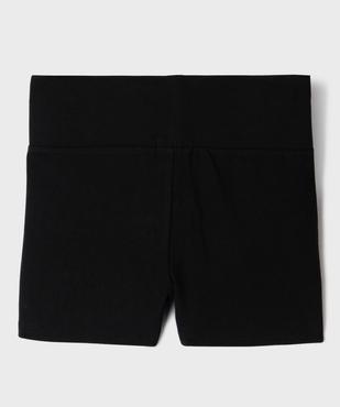 Short en jersey de coton stretch à large ceinture élastiquée fille vue3 - GEMO 4G FILLE - GEMO