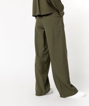 Pantalon de tailleur large et souple femme vue4 - GEMO(FEMME PAP) - GEMO