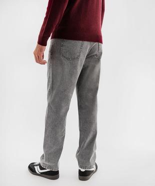 Jean loose en denim 100% coton homme vue4 - GEMO 4G HOMME - GEMO