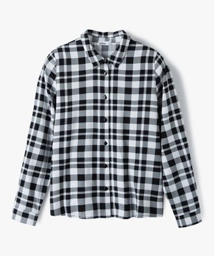 Chemise fille fluide à carreaux vue1 - Nikesneakers (JUNIOR) - Nikesneakers