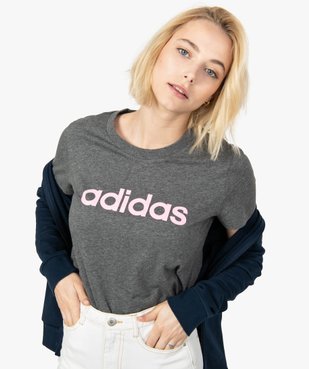 Tee-shirt femme à manches courtes et imprimé - Adidas vue1 - ADIDAS - GEMO