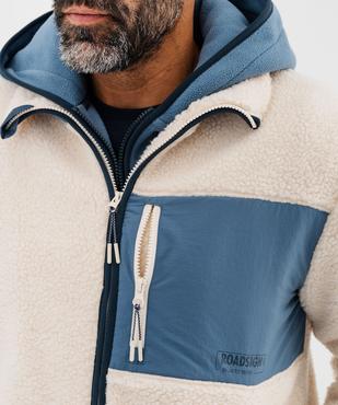 Veste zippée en sherpa homme - Roadsign vue7 - ROADSIGN G4G - GEMO