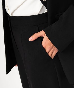Pantalon de costume coupe large femme - Gémo x MCG vue3 - GEMO(FEMME PAP) - GEMO