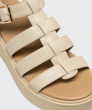 Sandales compensées multi-brides femme - 5 Miles vue6 - 5 MILES - GEMO