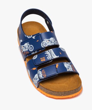 Sandales garçon imprimées à brides scratch vue5 - Nikesneakers (ENFANT) - Nikesneakers