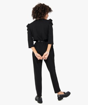 Combinaison pantalon femme à manches longues vue3 - GEMO(FEMME PAP) - GEMO