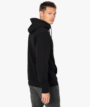 Sweat homme à capuche imprimé et molletonné vue3 - GEMO (HOMME) - GEMO