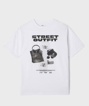 Tee-shirt imprimé skate garçon vue2 - GEMO (JUNIOR) - GEMO