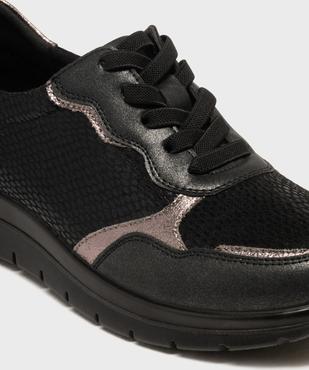 Baskets confort à lacets élastiques et semelle à mémoire de forme femme - g'flex vue7 - G'FLEX - GEMO