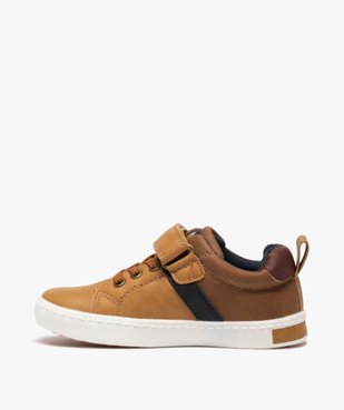 Tennis garçon à lacets élastiques et scratch – Lee Cooper vue3 - LEE COOPER - GEMO