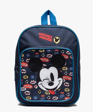 Sac à dos garçon zippé imprimé Mickey - Disney vue1 - MICKEY - GEMO