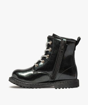 Boots fille pailletés à semelle crantée – Reine des Neiges vue3 - REINE DES NEIGE - GEMO