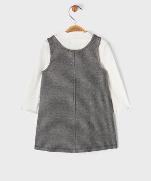 Ensemble 2 pièces bébé fille - Robe et tee-shirt vue4 - GEMO(BEBE DEBT) - GEMO