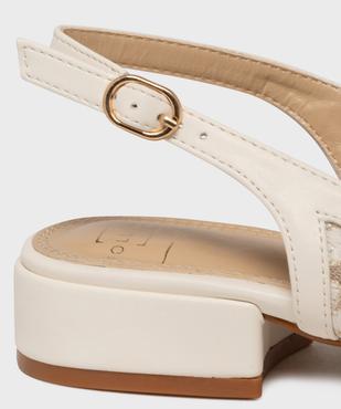 Escarpins à petit talon, bout pointu et arrière ouvert femme vue6 - FOLLOW ME - GEMO