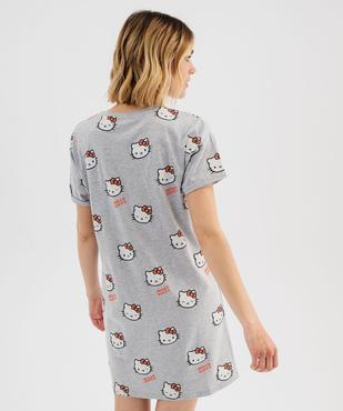 Chemise de nuit tee-shirt imprimée femme - Hello Kitty vue3 - HELLO KITTY - GEMO