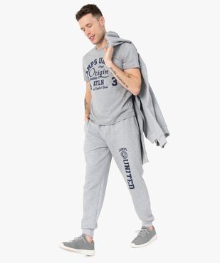 Pantalon de jogging homme avec inscription – Camps United vue5 - CAMPS UNITED - GEMO