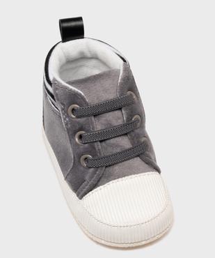 Chaussons de naissance façon basket bébé garçon - LuluCastagnette vue5 - LULUCASTAGNETTE - GEMO