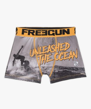 Boxer garçon avec motif surf - Freegun vue1 - FREEGUN - GEMO