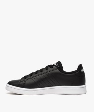 Baskets femme à lacets - Adidas Grand Court Base vue3 - ADIDAS - GEMO