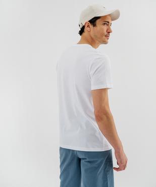 Tee-shirt manches courtes en jersey imprimé homme vue3 - GEMO 4G HOMME - GEMO