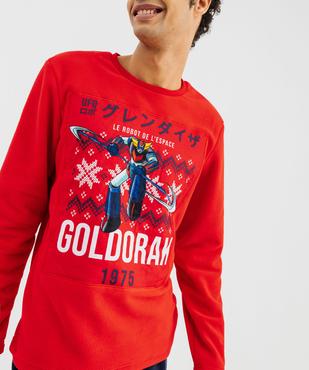 Pyjama en polaire avec motif XXL homme - Goldorak vue2 - GOLDORAK - GEMO