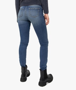 Jean femme coupe Slim aspect usé vue3 - GEMO(FEMME PAP) - GEMO