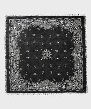 Foulard à motif cachemire avec franges femme vue3 - GEMO (ACCESS) - GEMO