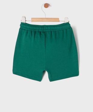 Short en maille French Terry avec taille élastique bébé garçon vue3 - GEMO(BEBE DEBT) - GEMO